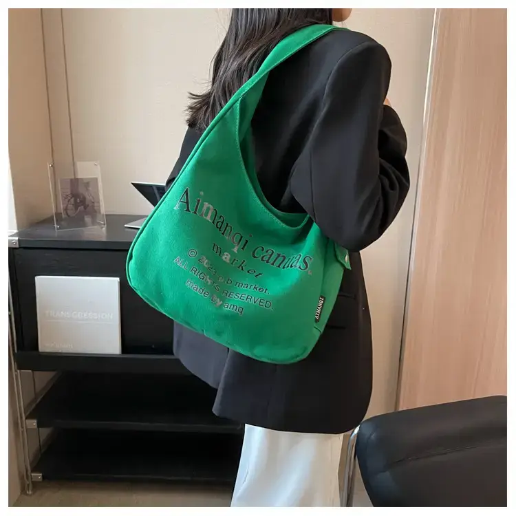 Light Blue Canvas Shoulder Bag for Women 2025 — feature 48