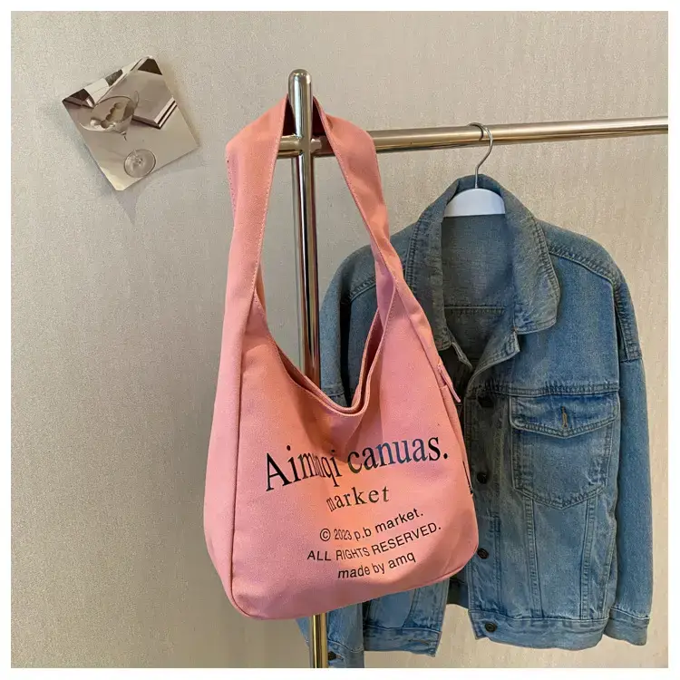 Light Blue Canvas Shoulder Bag for Women 2025 — feature 58