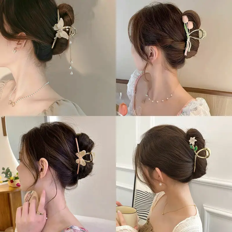 Advanced Hair Claw Clip for Women with Elegant Bowknot Design