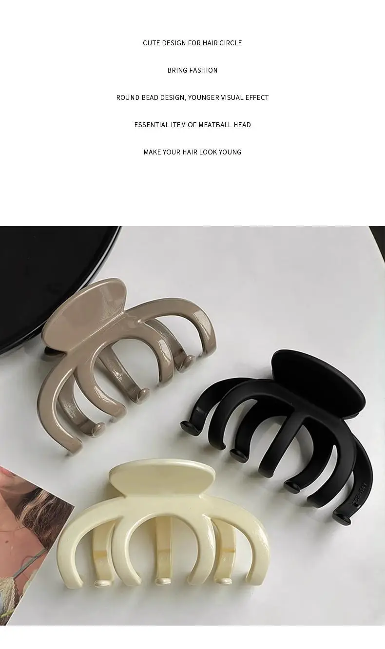 Oversized Claw Hair Claw Clip Set of 1 — feature 4
