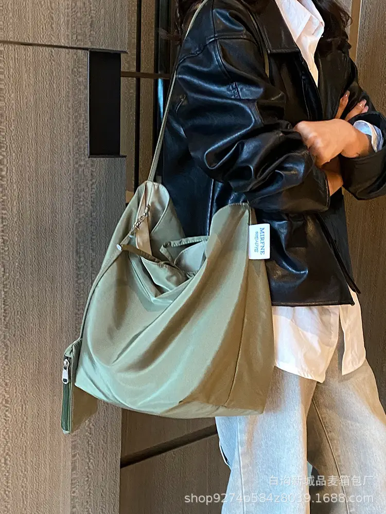 Women's Large Capacity Oxford Cloth Shoulder Bag Yellow