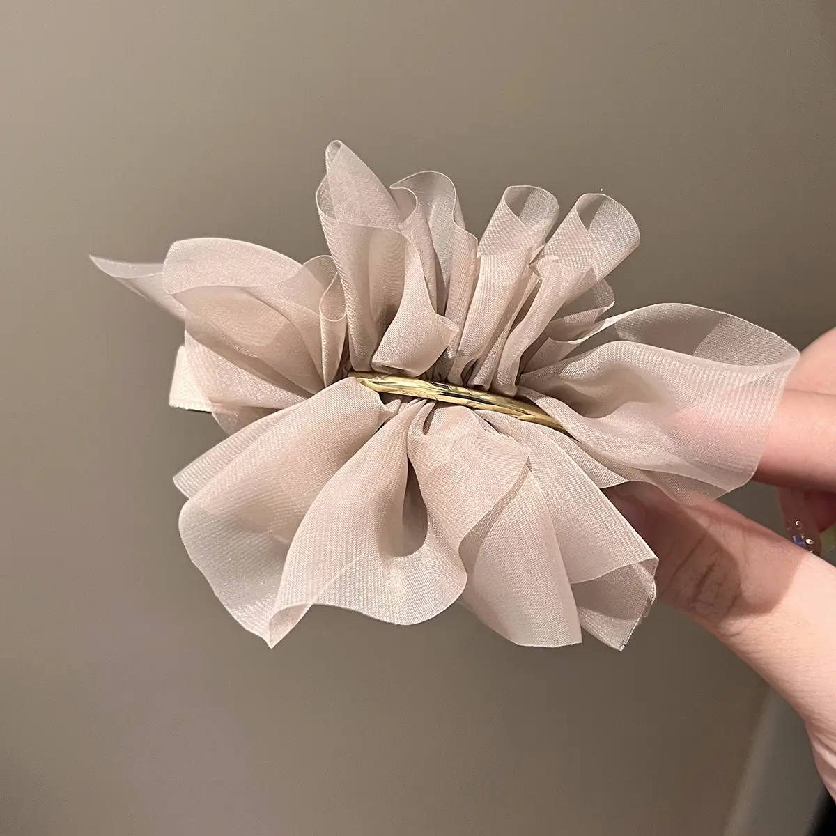 2024 Black Lace Hair Clip for Women Summer Back of Head Ponytail — feature 6
