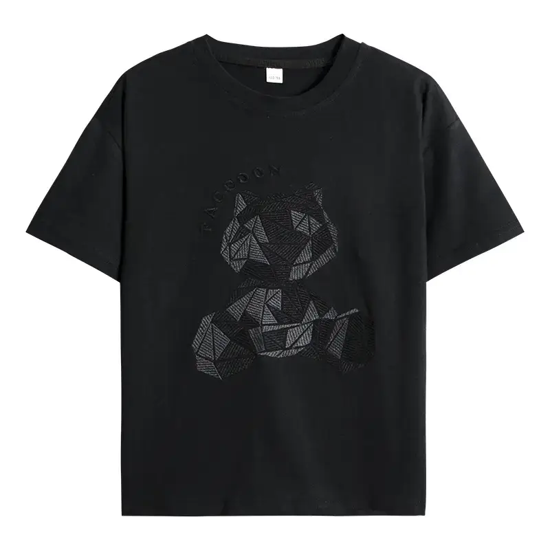 Trendy Boys Black Cotton Short Sleeve T-Shirt Summer 2026 - Image 6