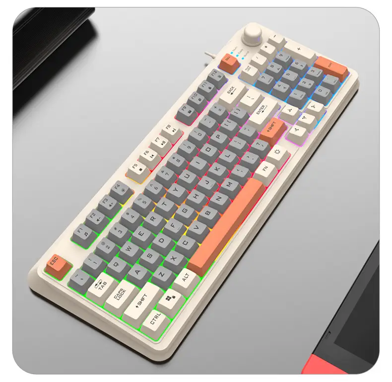 Xuan Silver Fox K82 Gaming Wired Keyboard Three-Color Luminous Mechanical Feel Desktop Computer Accessories Cross-Border Private Model — feature 18