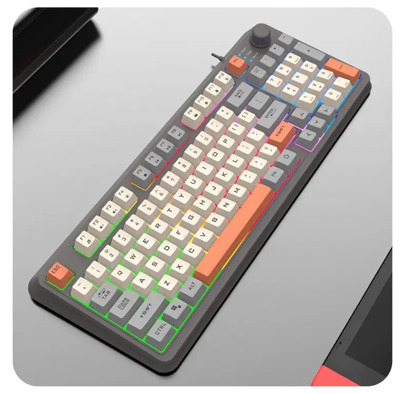 Xuan Silver Fox K82 Gaming Wired Keyboard Three-Color Luminous Mechanical Feel Desktop Computer Accessories Cross-Border Private Model — feature 19