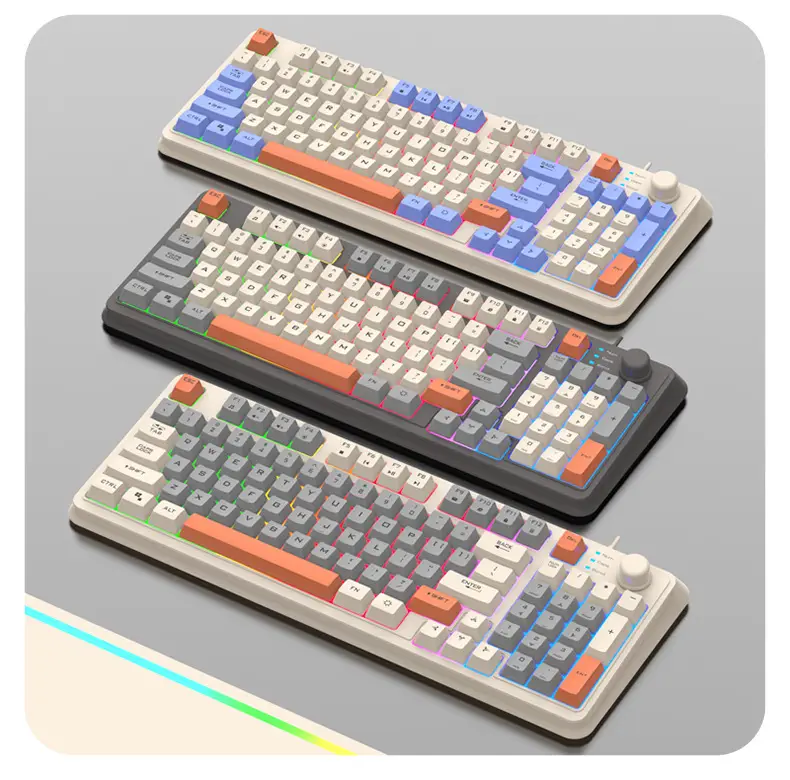 Xuan Silver Fox K82 Gaming Wired Keyboard Three-Color Luminous Mechanical Feel Desktop Computer Accessories Cross-Border Private Model — feature 20