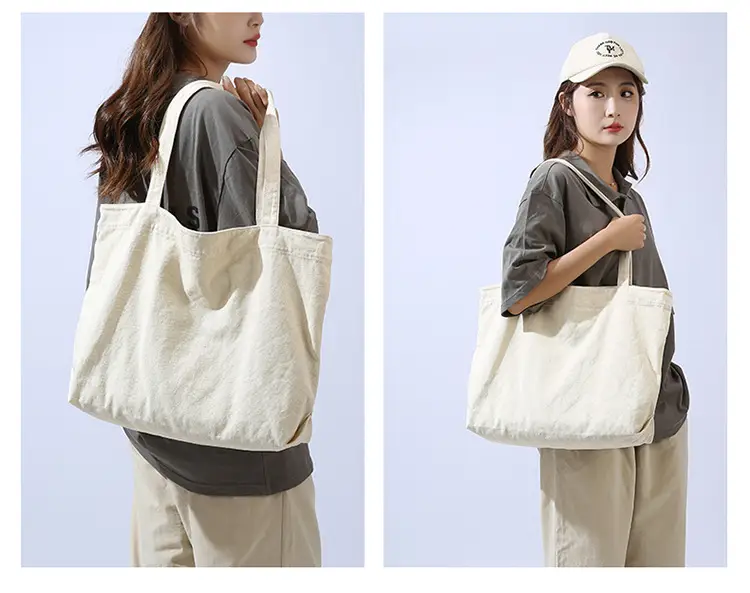 Large Capacity Canvas Tote Bag Women Olive Green — feature 28