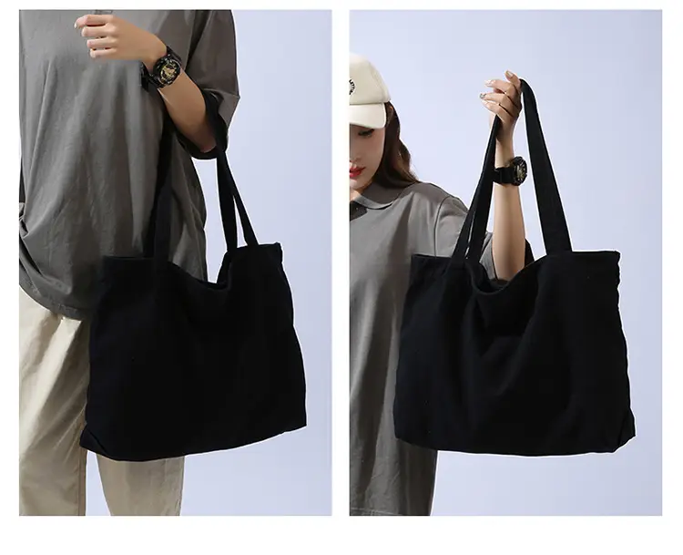 Large Capacity Canvas Tote Bag Women Olive Green — feature 33