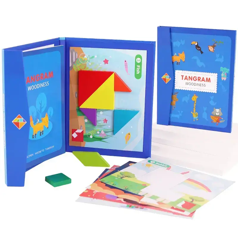Children's Wooden Geometric Jigsaw Puzzle Educational Toy - Image 14