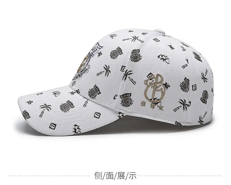 Black Unisex Baseball Cap with Full Print & Shield Design — feature 7