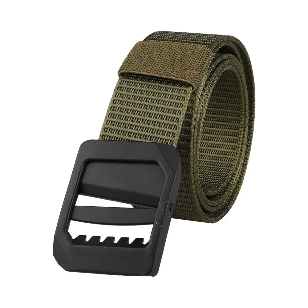 Men's Japanese Buckle Nylon Tactical Belt Tan