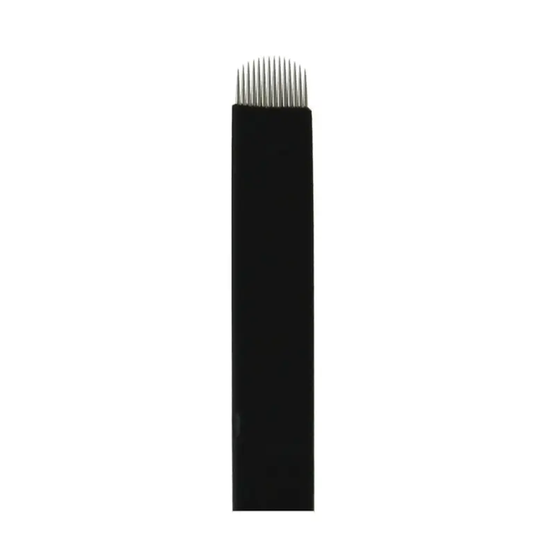 Black Leather Semi-Permanent Tattoo Needle 0.18 Silk - Image 12
