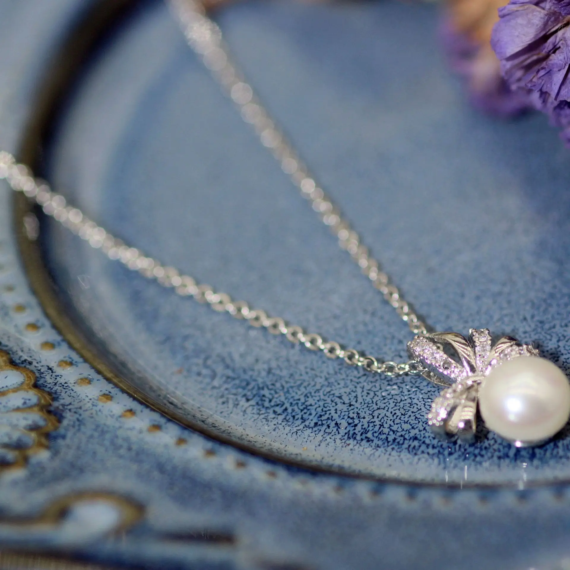 Zhuji Pearl Earrings S925 Silver Set — feature 16