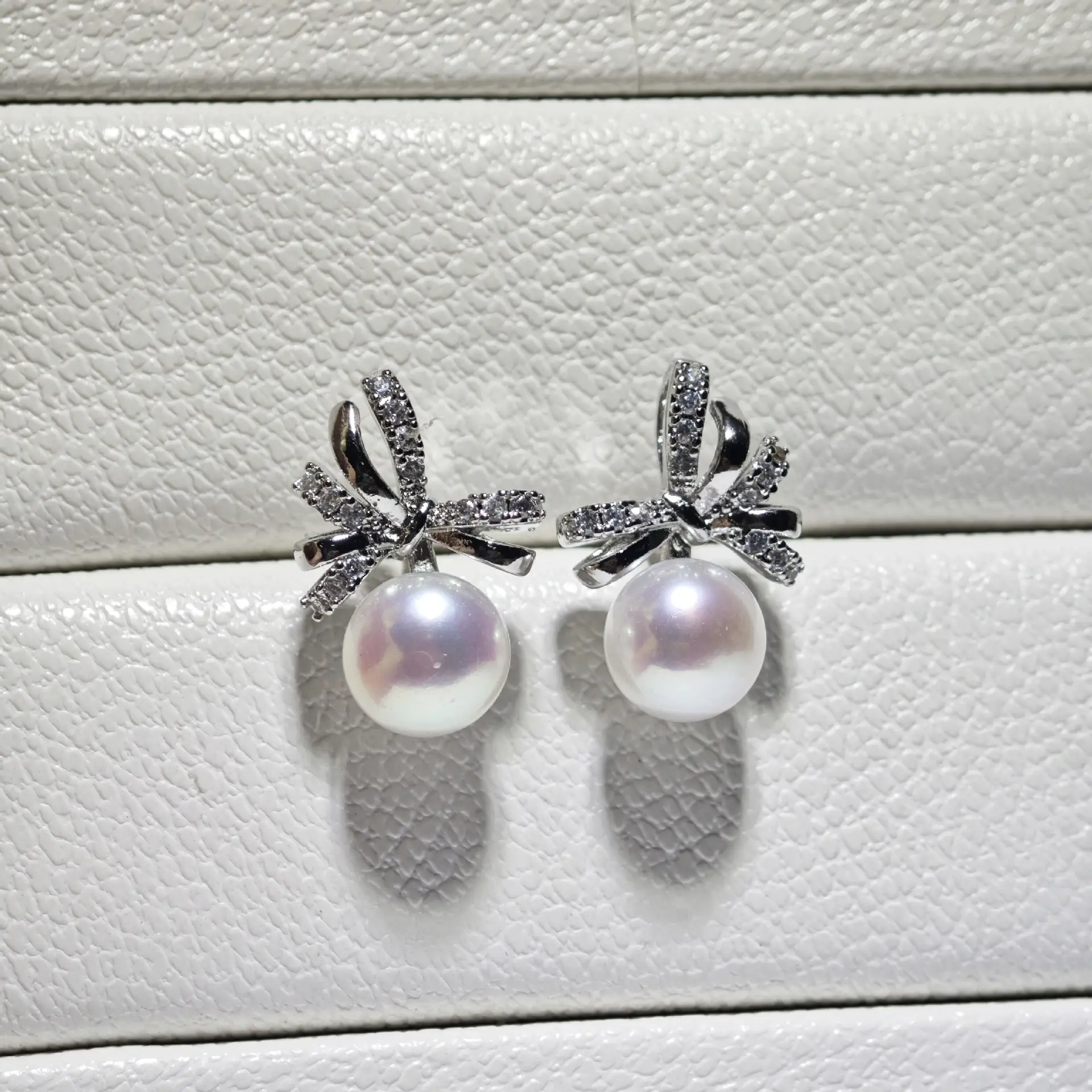 Zhuji Pearl Earrings S925 Silver Set — feature 33