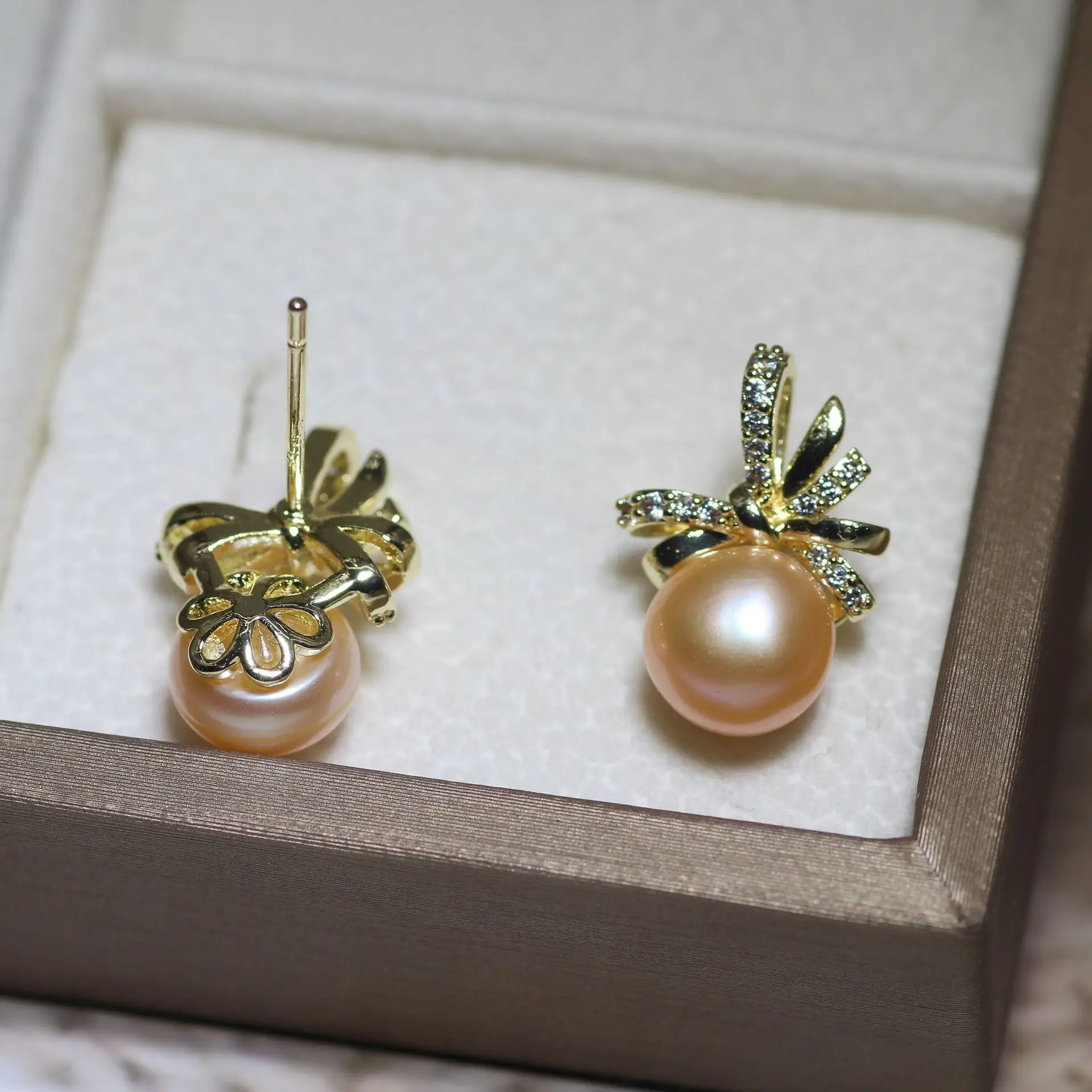 Zhuji Pearl Earrings S925 Silver Set — feature 6