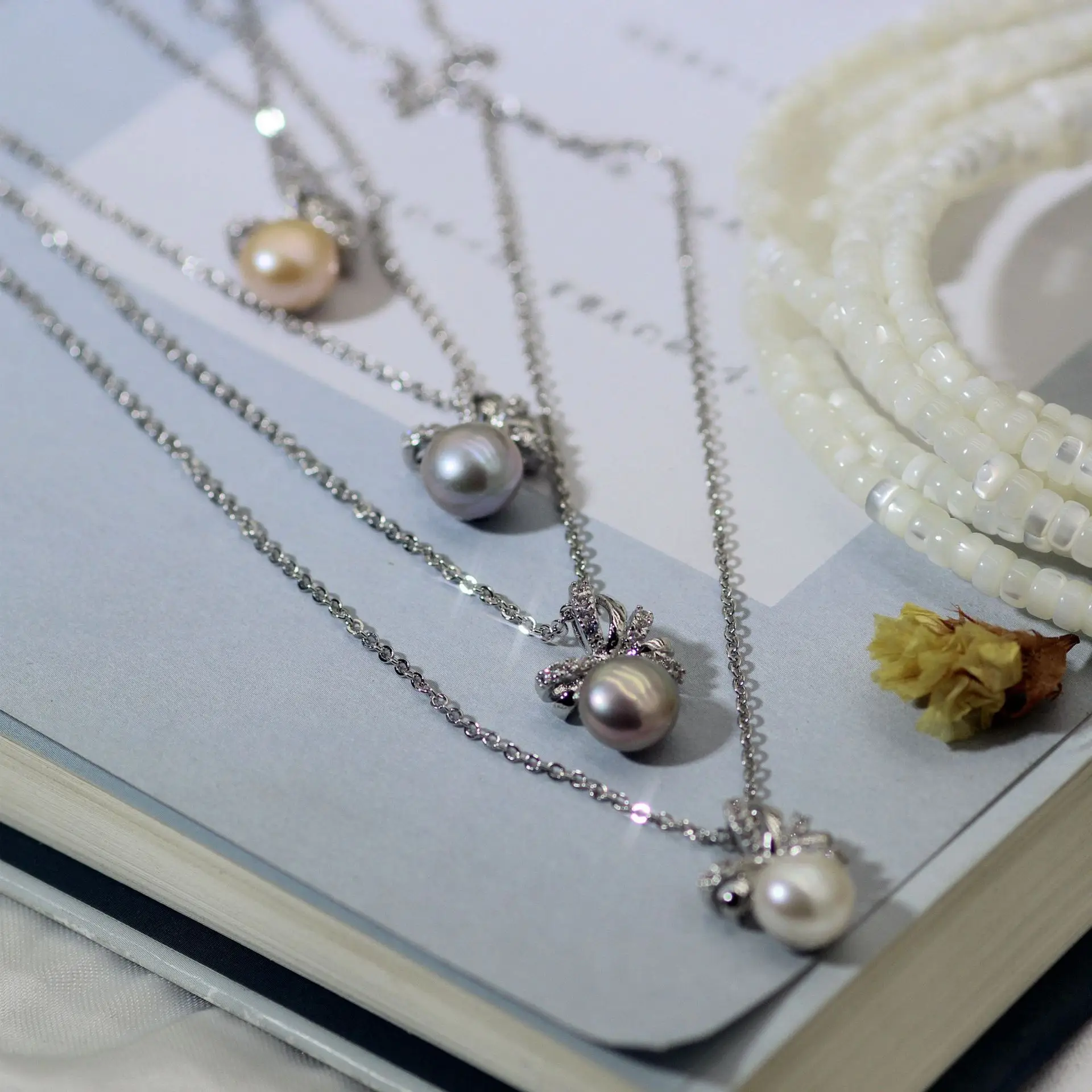 Zhuji Pearl Earrings S925 Silver Set — feature 9