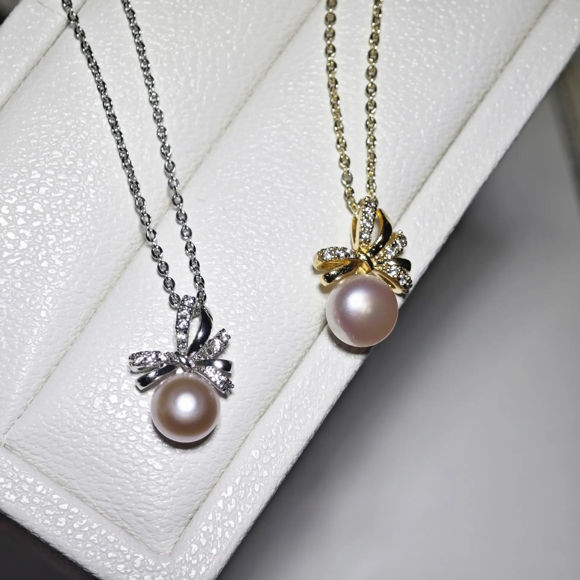 Zhuji Pearl Earrings S925 Silver Set - Image 4