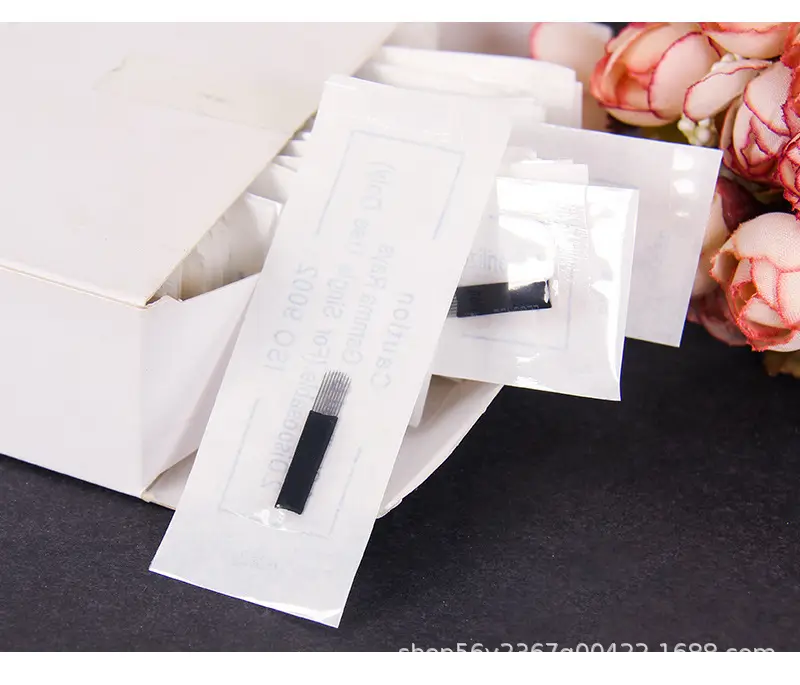 Manual Fog Eyebrow Black Needle Semi-Permanent Double Row 1521 — feature 13