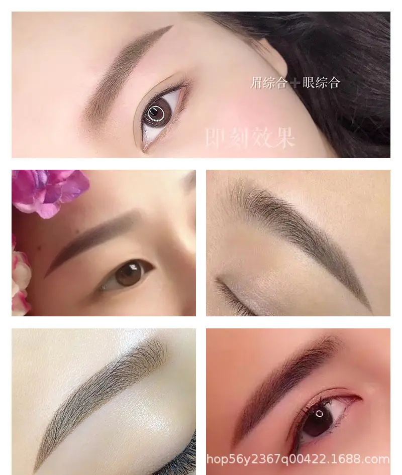 Manual Fog Eyebrow Black Needle Semi-Permanent Double Row 1521 — feature 5