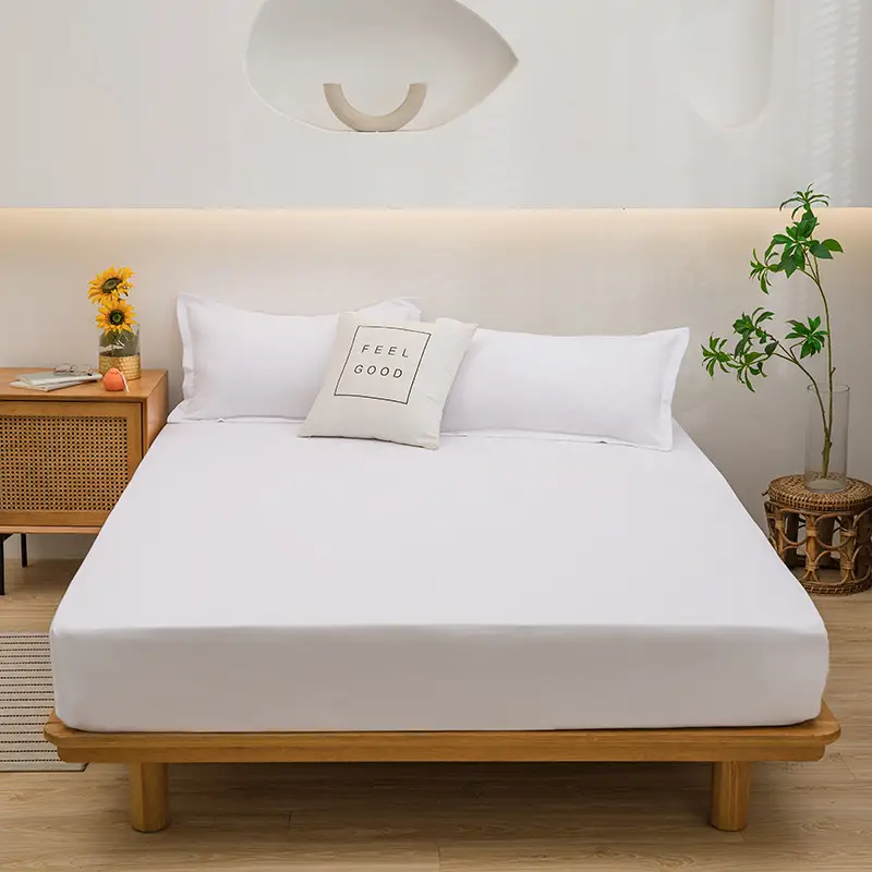 White single-bed hat