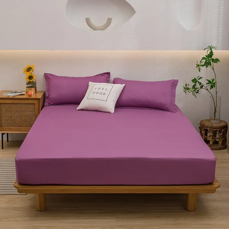 purple single-bed hat