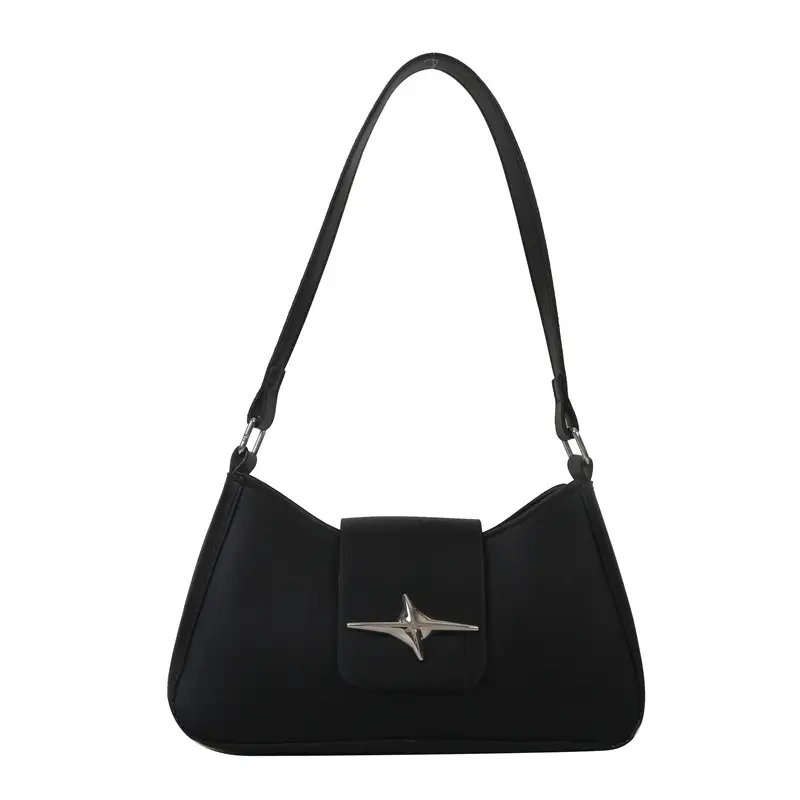 2023 New High Shoulder Messenger Bag Brown - Image 10