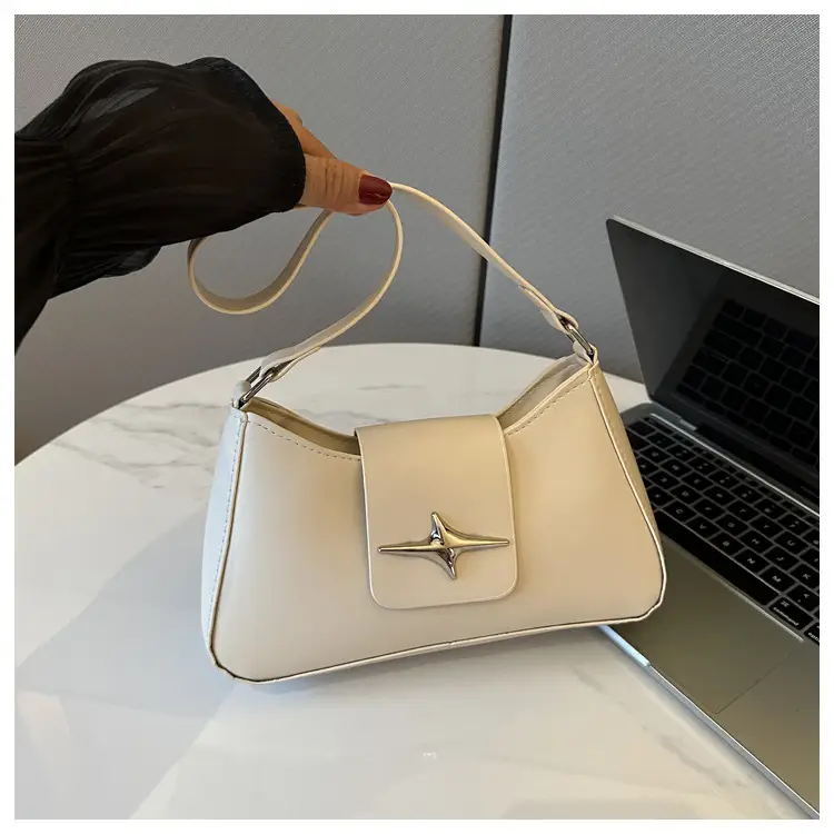 2023 New High Shoulder Messenger Bag Brown — feature 11