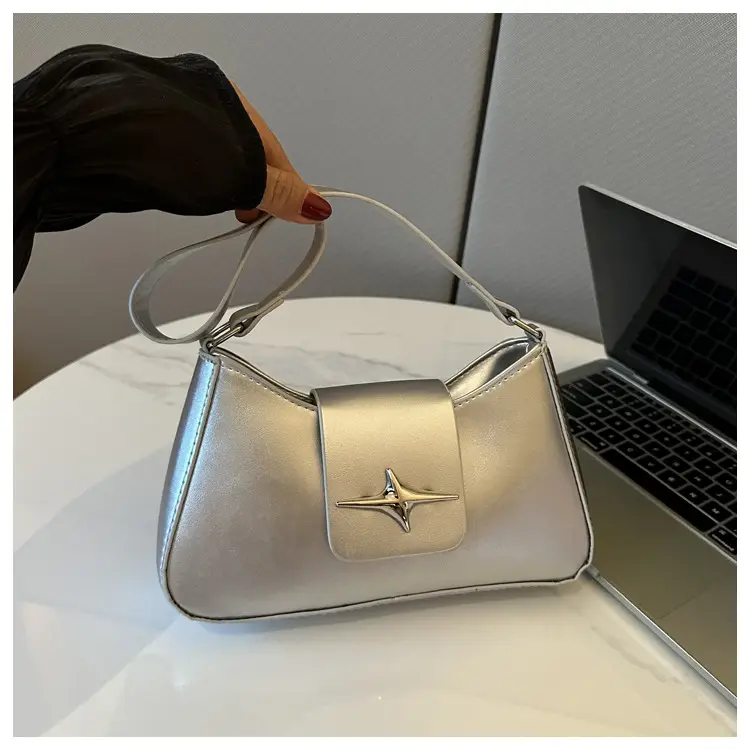 2023 New High Shoulder Messenger Bag Brown — feature 15