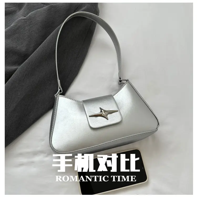 2023 New High Shoulder Messenger Bag Brown — feature 2