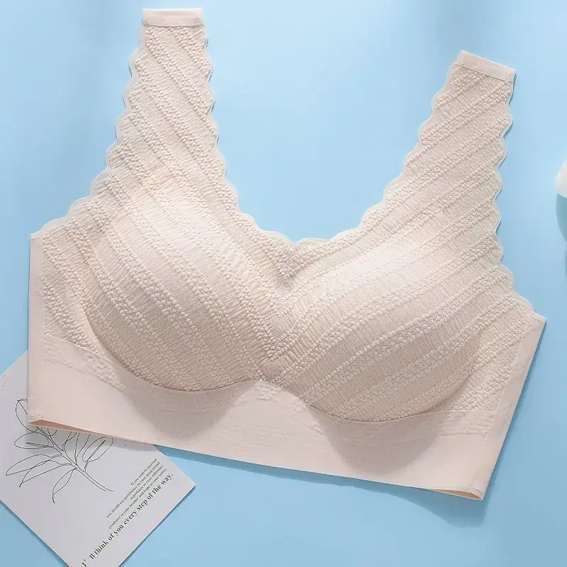 Oxygen-Friendly Push-Up Bra for Women, Seamless, Underwire-Free, Side Breast Collection - Image 2