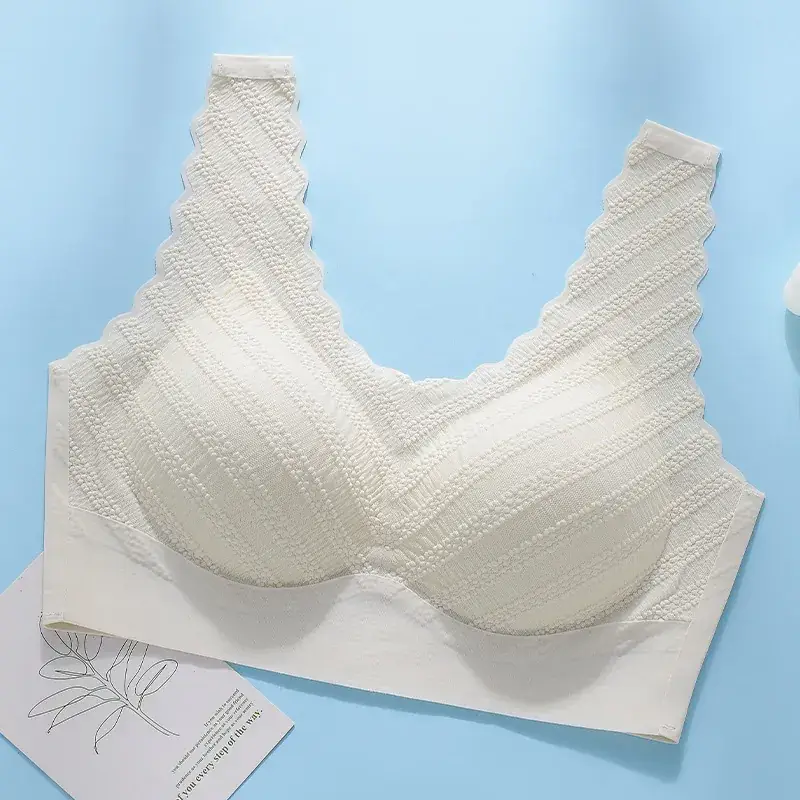 Oxygen-Friendly Push-Up Bra for Women, Seamless, Underwire-Free, Side Breast Collection - Image 3