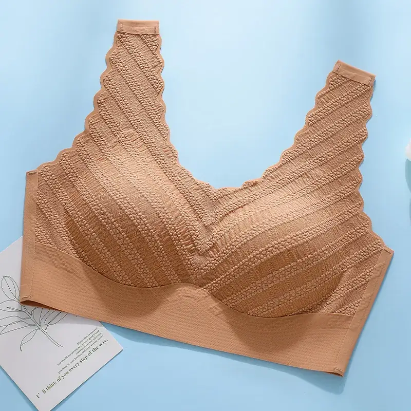 Oxygen-Friendly Push-Up Bra for Women, Seamless, Underwire-Free, Side Breast Collection - Image 5