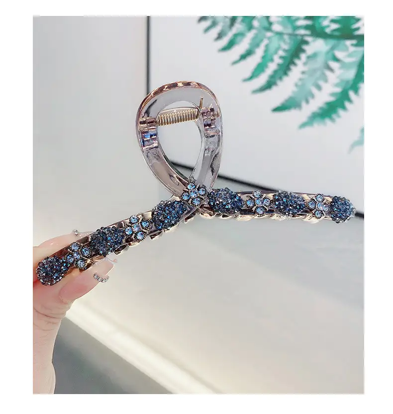 Luxury Rhinestone Hair Clip for Women Large Size — feature 17