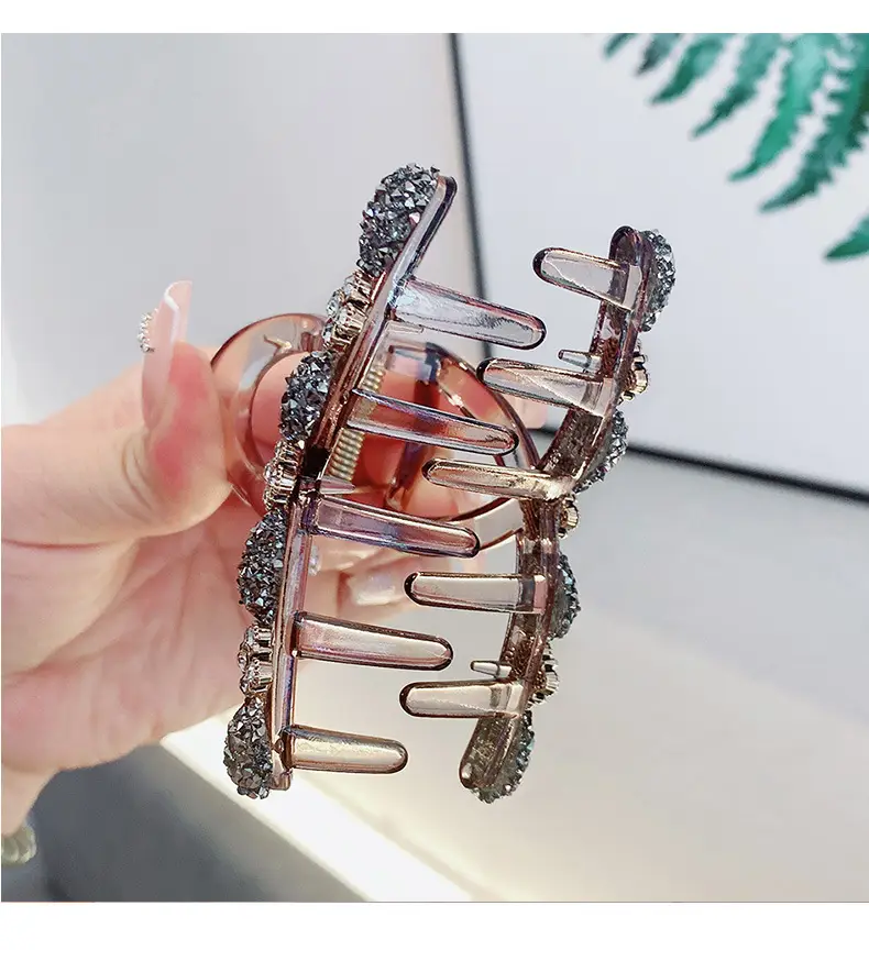 Luxury Rhinestone Hair Clip for Women Large Size — feature 19