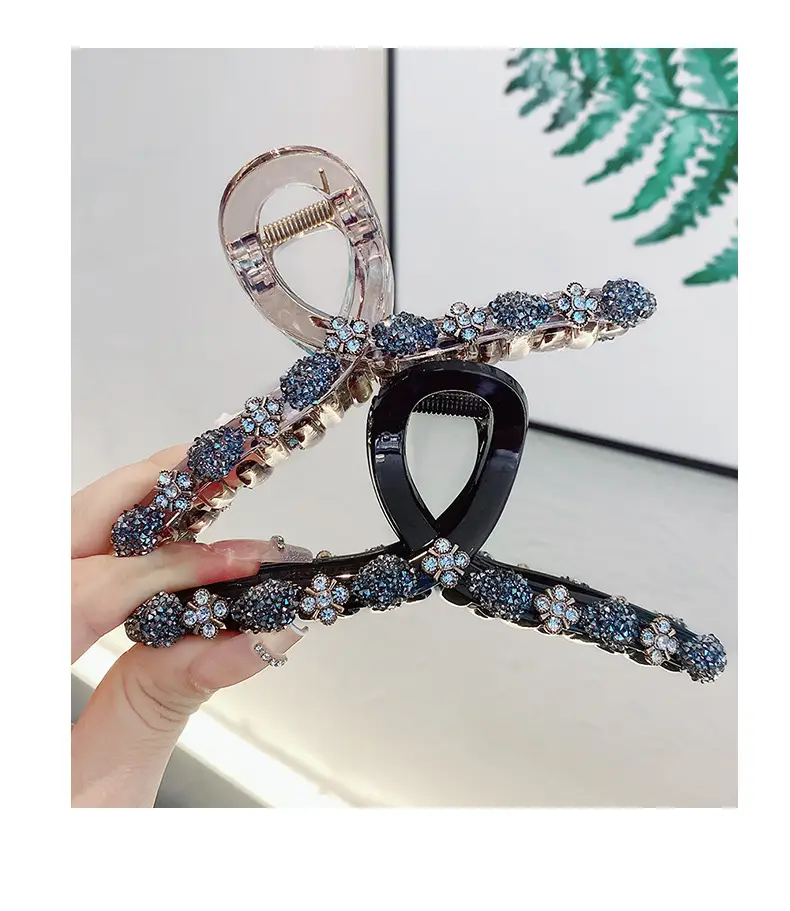 Luxury Rhinestone Hair Clip for Women Large Size — feature 23