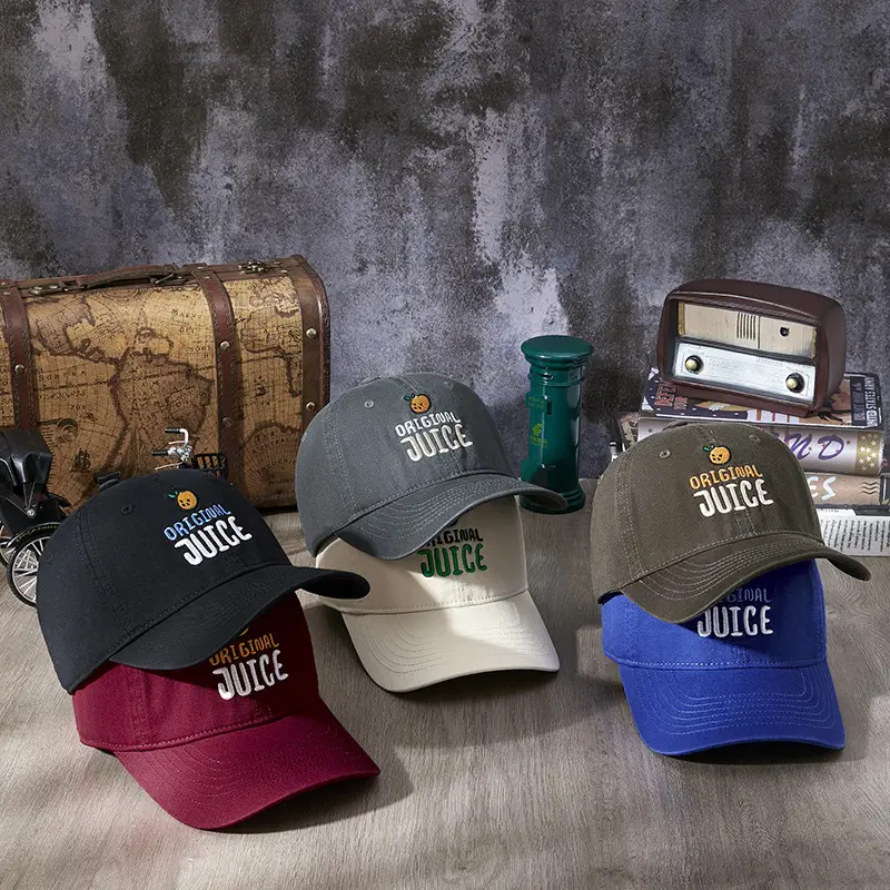 Women Baseball Cap with Letter Embroidery Grey