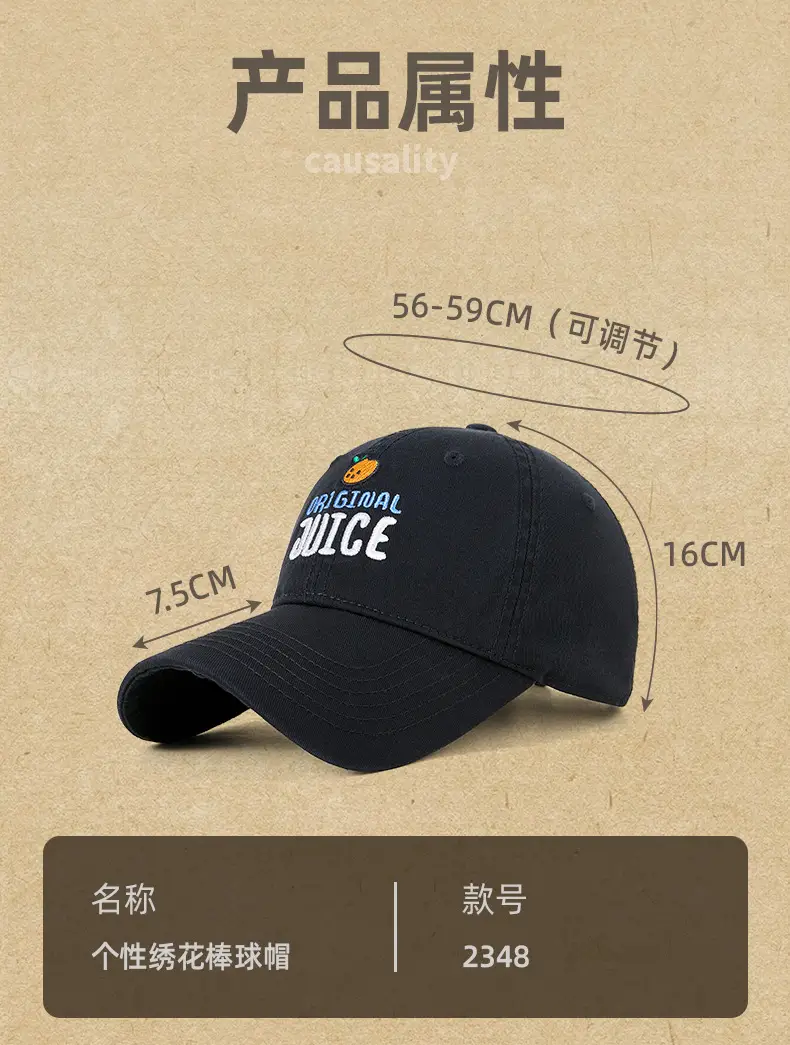 Women Baseball Cap with Letter Embroidery Grey — feature 14