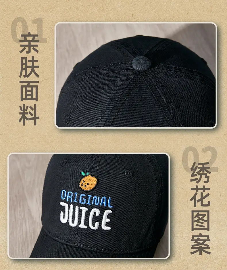 Women Baseball Cap with Letter Embroidery Grey — feature 17