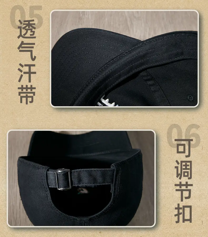 Women Baseball Cap with Letter Embroidery Grey — feature 19
