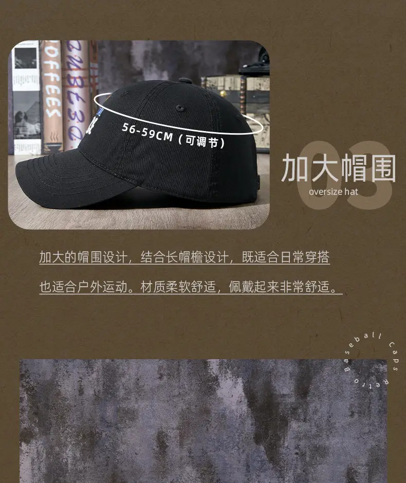 Women Baseball Cap with Letter Embroidery Grey — feature 7