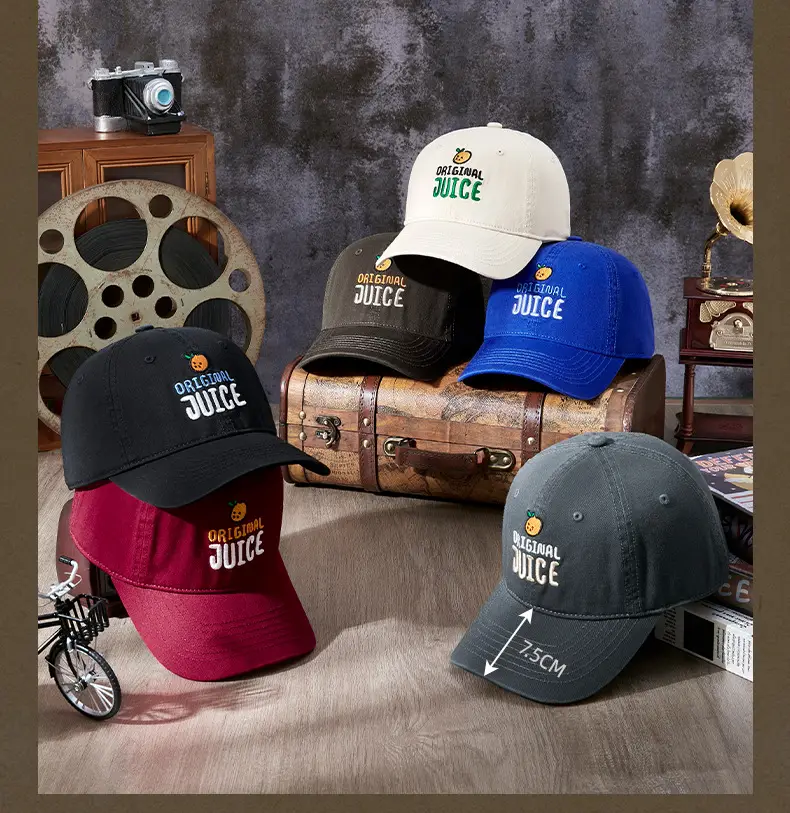 Women Baseball Cap with Letter Embroidery Grey — feature 8