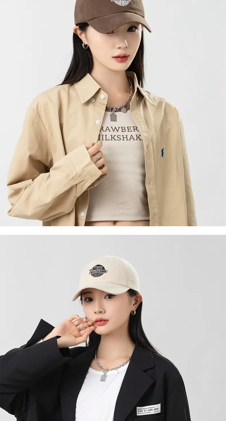 Vintage American Style Women's Embroidered Baseball Cap — feature 11