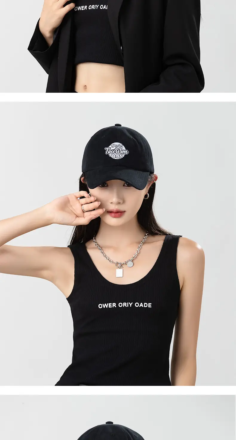 Vintage American Style Women's Embroidered Baseball Cap — feature 6