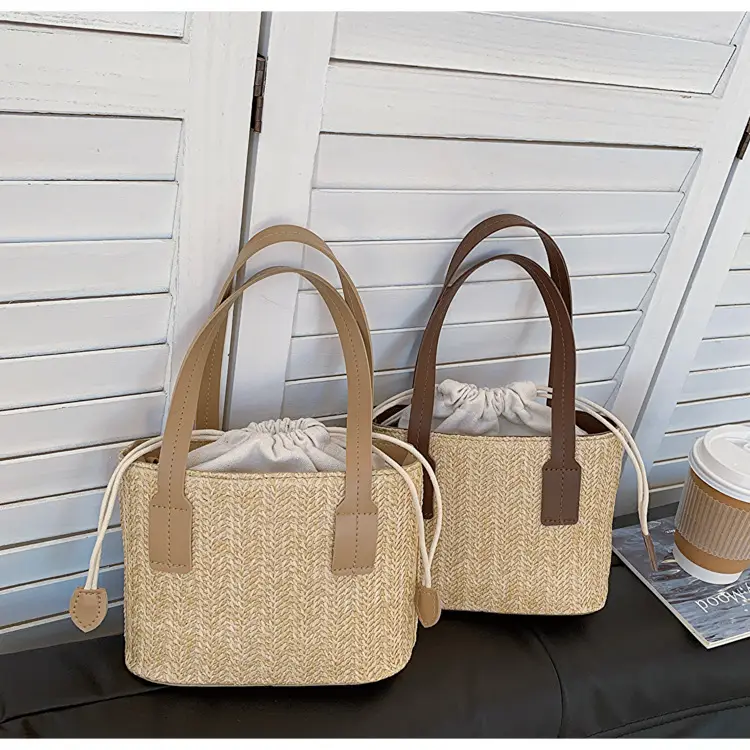 Straw Woven Shoulder Bag 2023 Summer Casual — feature 23