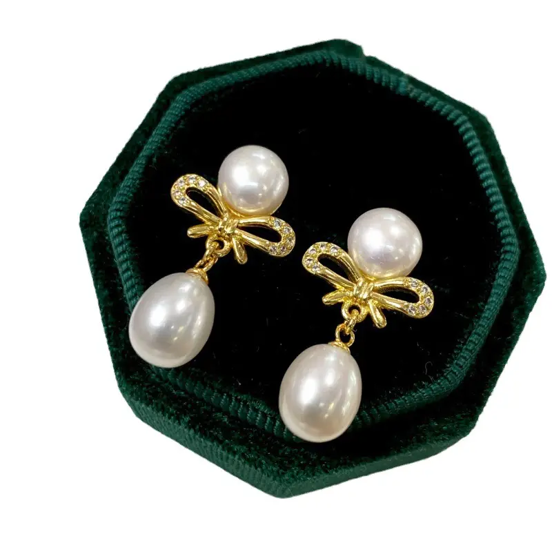 18K Gold-Injected Tassel Earrings for Women - Image 6