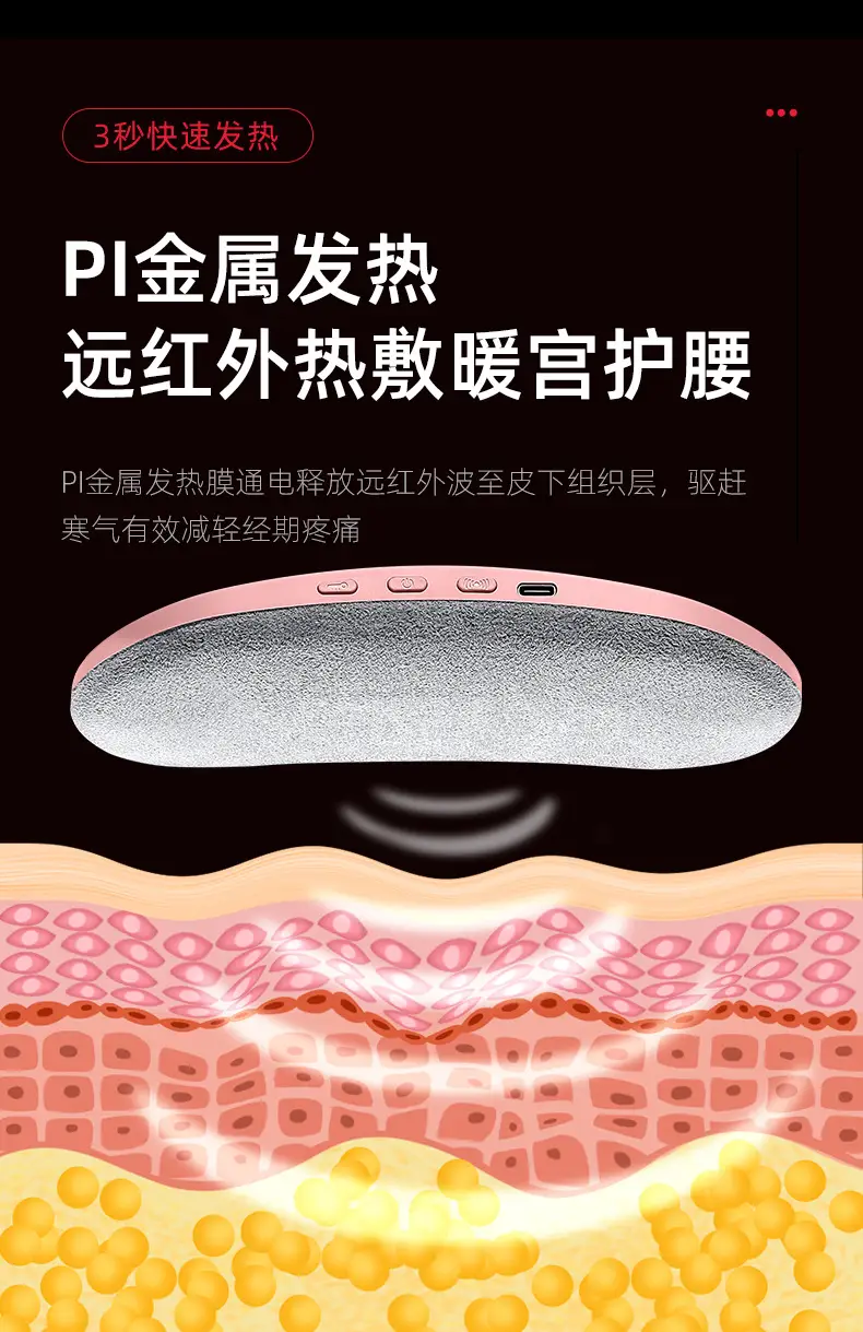 Intelligent Digital Heating Waist Massage Instrument for Women — feature 5