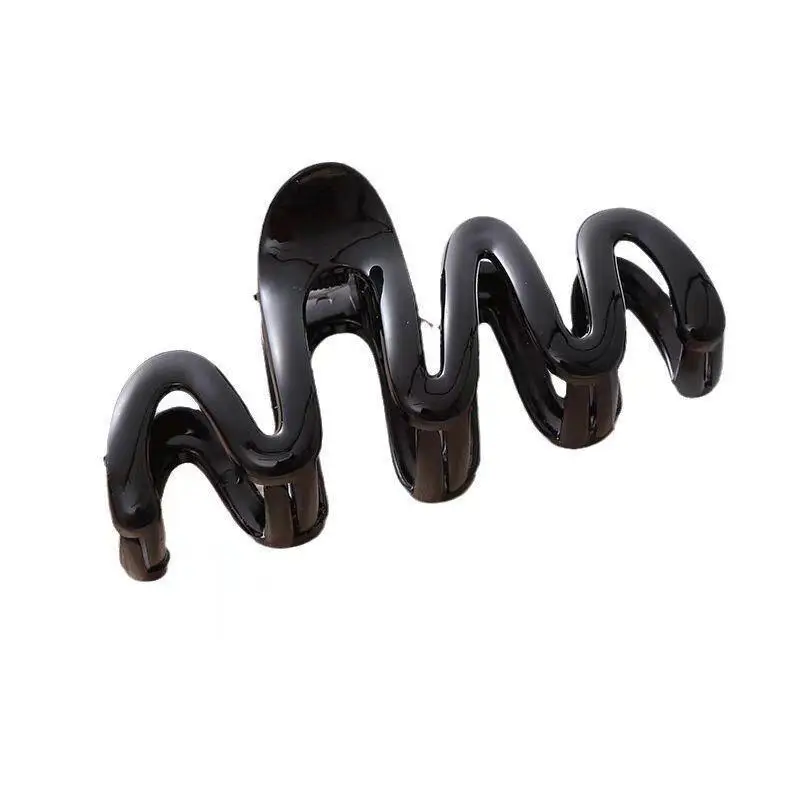 Milk Brown Shark Clip Hairpin for Women - Image 10