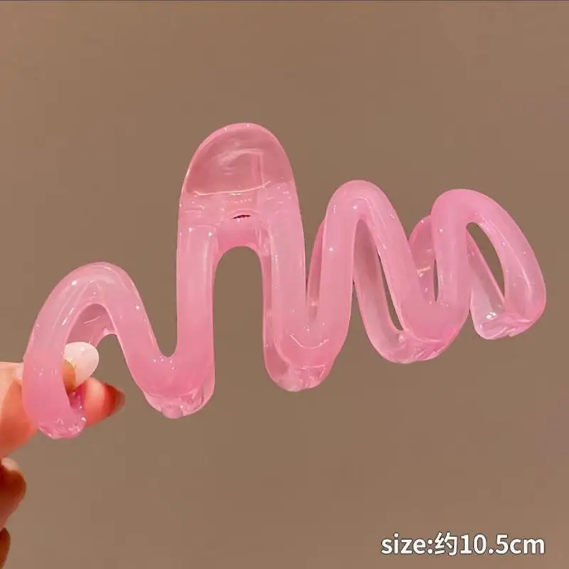 Milk Brown Shark Clip Hairpin for Women - Image 5