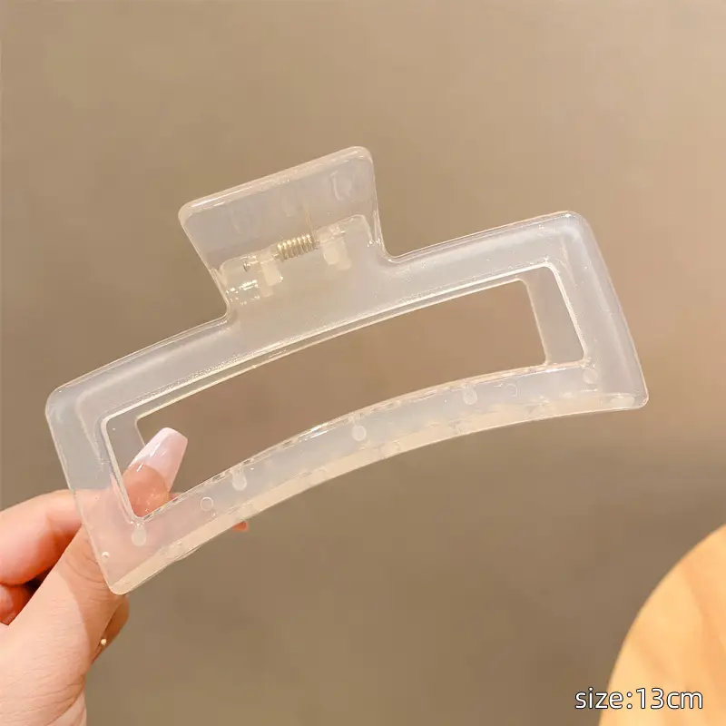 13cm Oversized Acrylic Hair Shark Clip Multi-Head Hairpin - Image 6