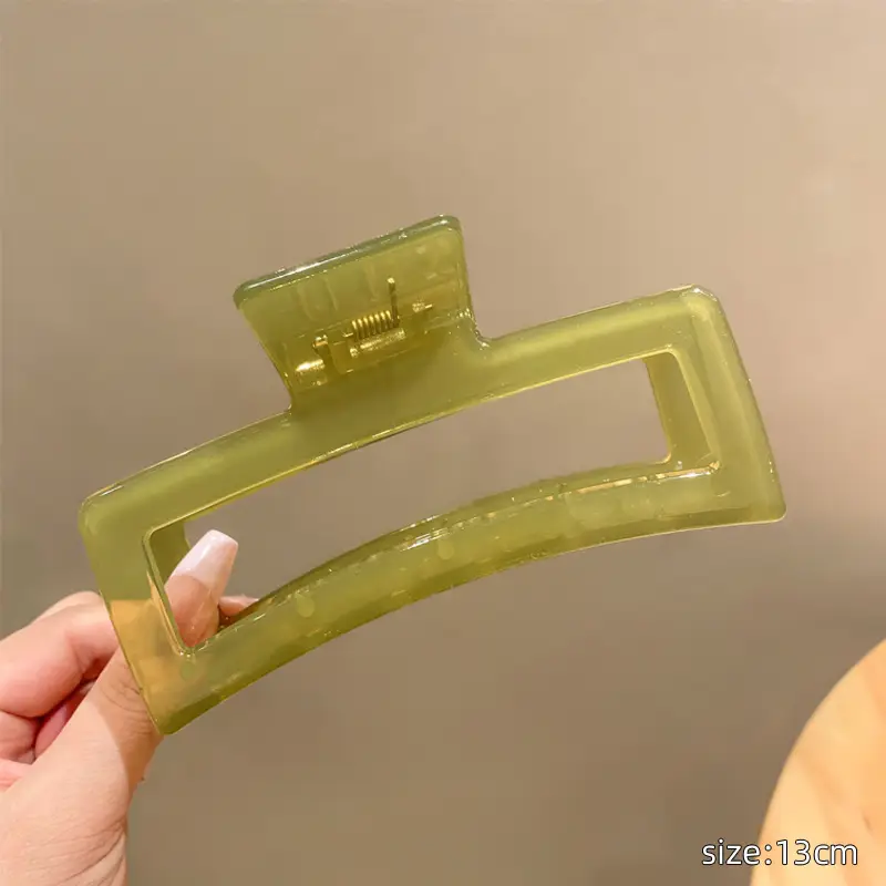 13cm Oversized Acrylic Hair Shark Clip Multi-Head Hairpin - Image 7